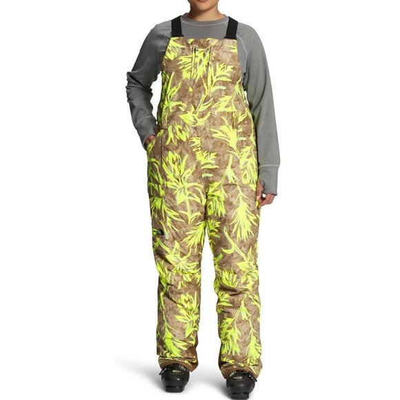 The North Face Womens Freedom Insulated Waterproof Snow Ski Pants Bibs 2XL Short - Picture 4 of 13